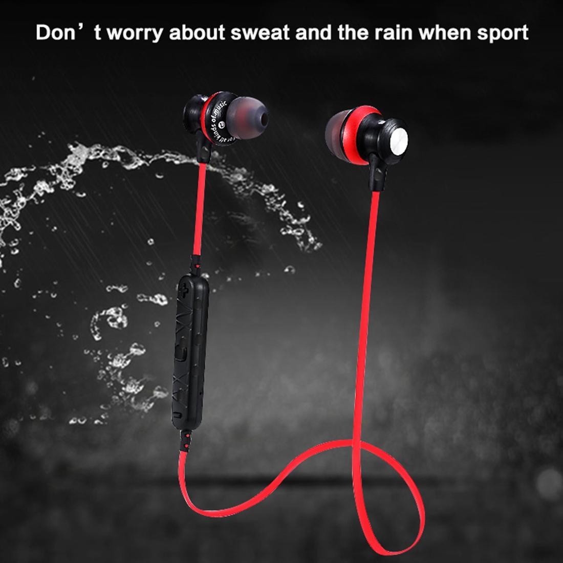 Wireless Magnetic Sport Earphones with Bluetooth Control