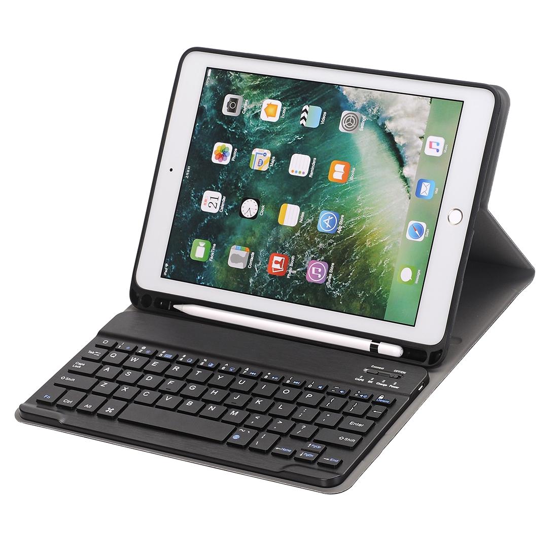 Ultra-Thin Detachable Bluetooth Keyboard Tablet Case For Ipad 10.2 2019 With Stand & Pen Slot - Rose Gold
