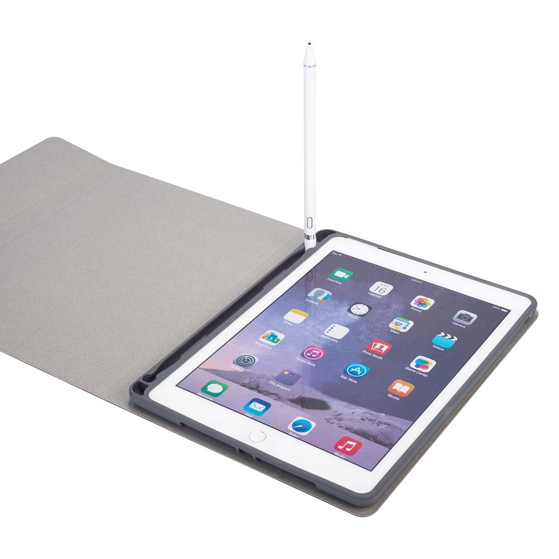 Silk Texture Bluetooth Keyboard Tablet Case For Ipad Air 2 / 1 Pro 9.7 2017 / 2018 With Stand & Pen Slot - Rose Gold