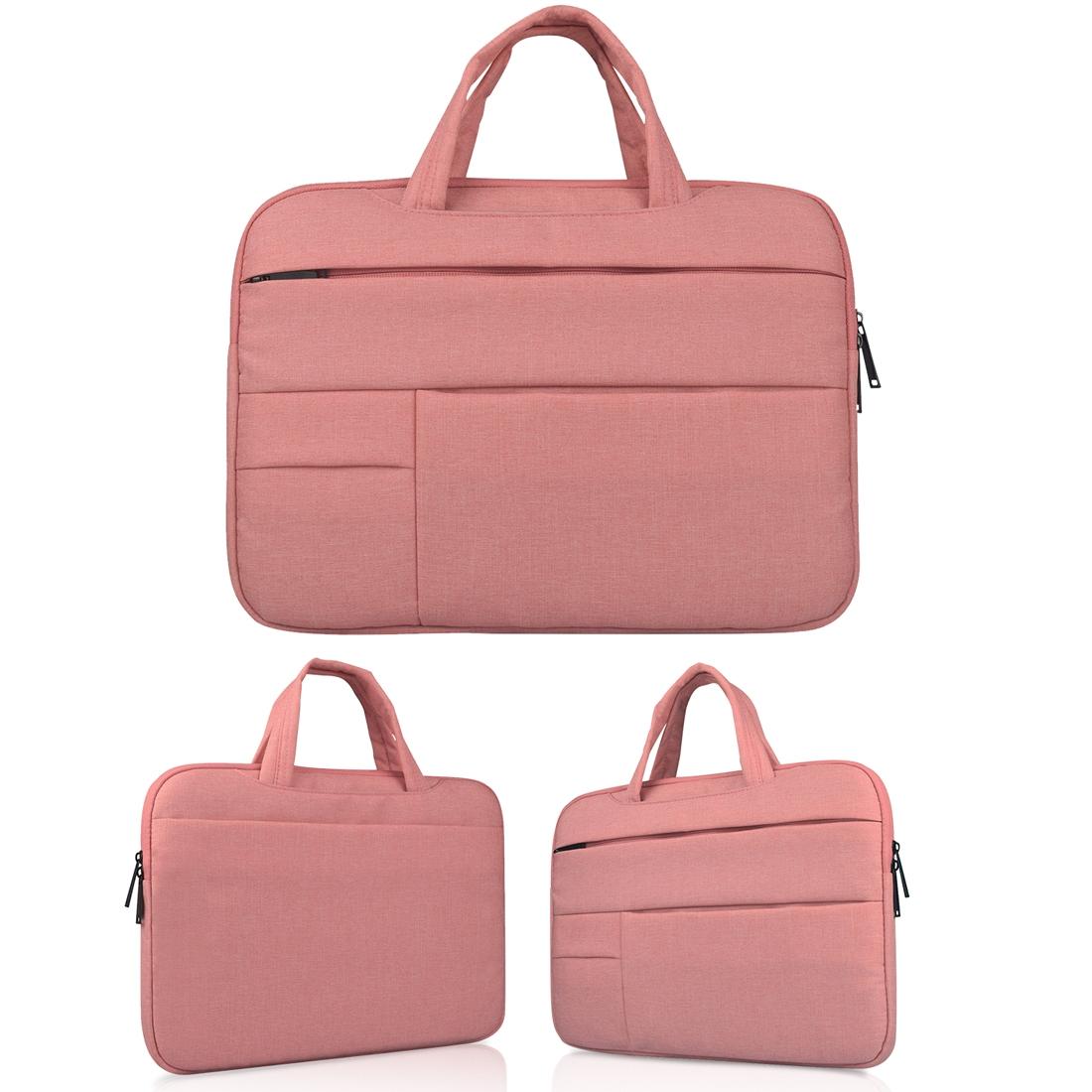 Portable Oxford Cloth Laptop Bag for 12 Devices - Multiple Pockets - Grey