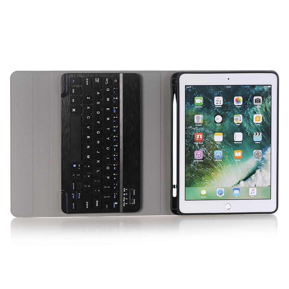 Ultra-Thin Detachable Bluetooth Keyboard Tablet Case For Ipad 10.2 2019 With Stand & Pen Slot - Gold