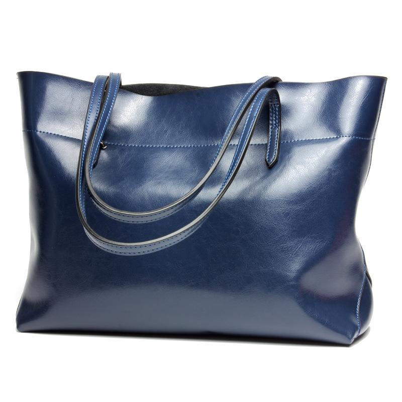 Stylish Shoulder Tote For Women - Elephant Grey Horizontal Version