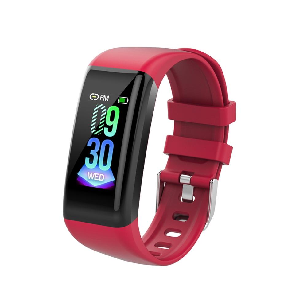 Waterproof Smart Bracelet With Call Heart Rate Bp Sleep And Sedentary Functions - Blue