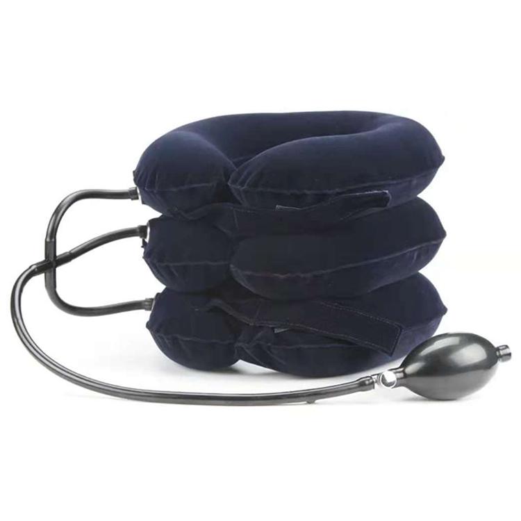 Full Cashmere Cervical Traction Instrument Neck Massage & Support - Purple