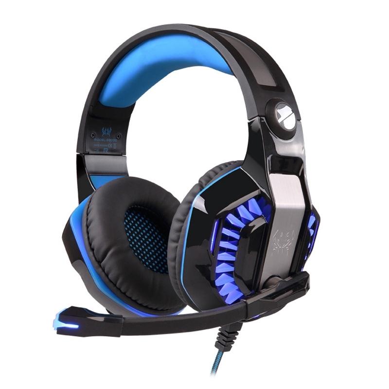 Stereo Gaming Headset With Mic & Led For Ps4 Smartphone Tablet Pc - Red