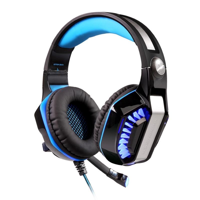 Stereo Gaming Headset With Mic & Led For Ps4 Smartphone Tablet Pc - Red