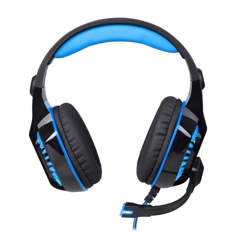 Stereo Gaming Headset With Mic & Led For Ps4 Smartphone Tablet Pc - Red