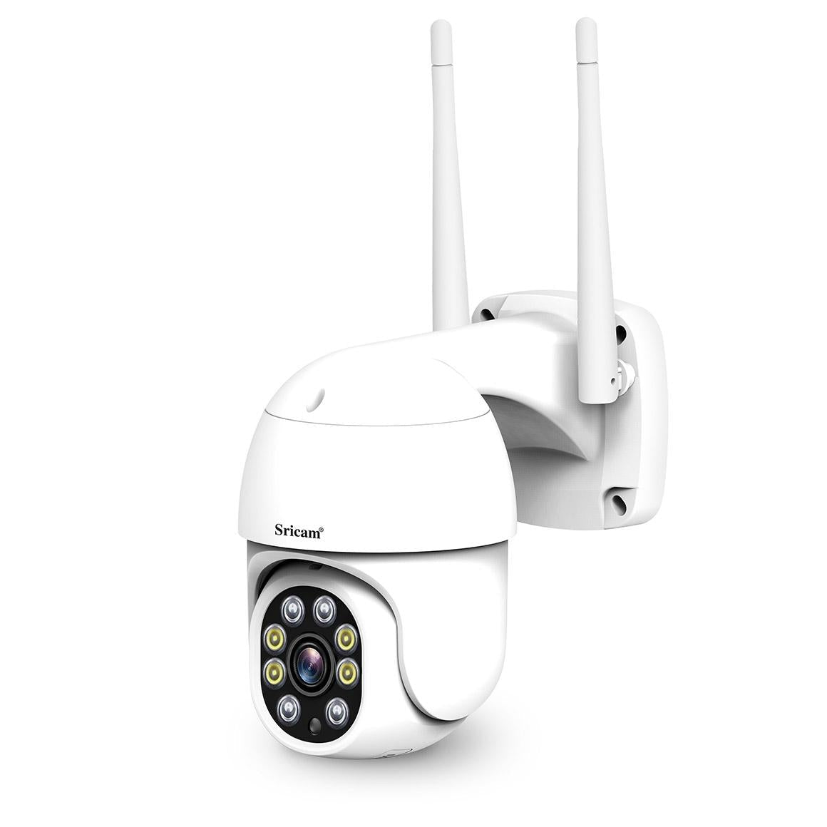 Outdoor Ptz Camera With 1080P Hd Two-Way Audio Motion & Humanoid Detection Colour Night Vision Tf Card Support