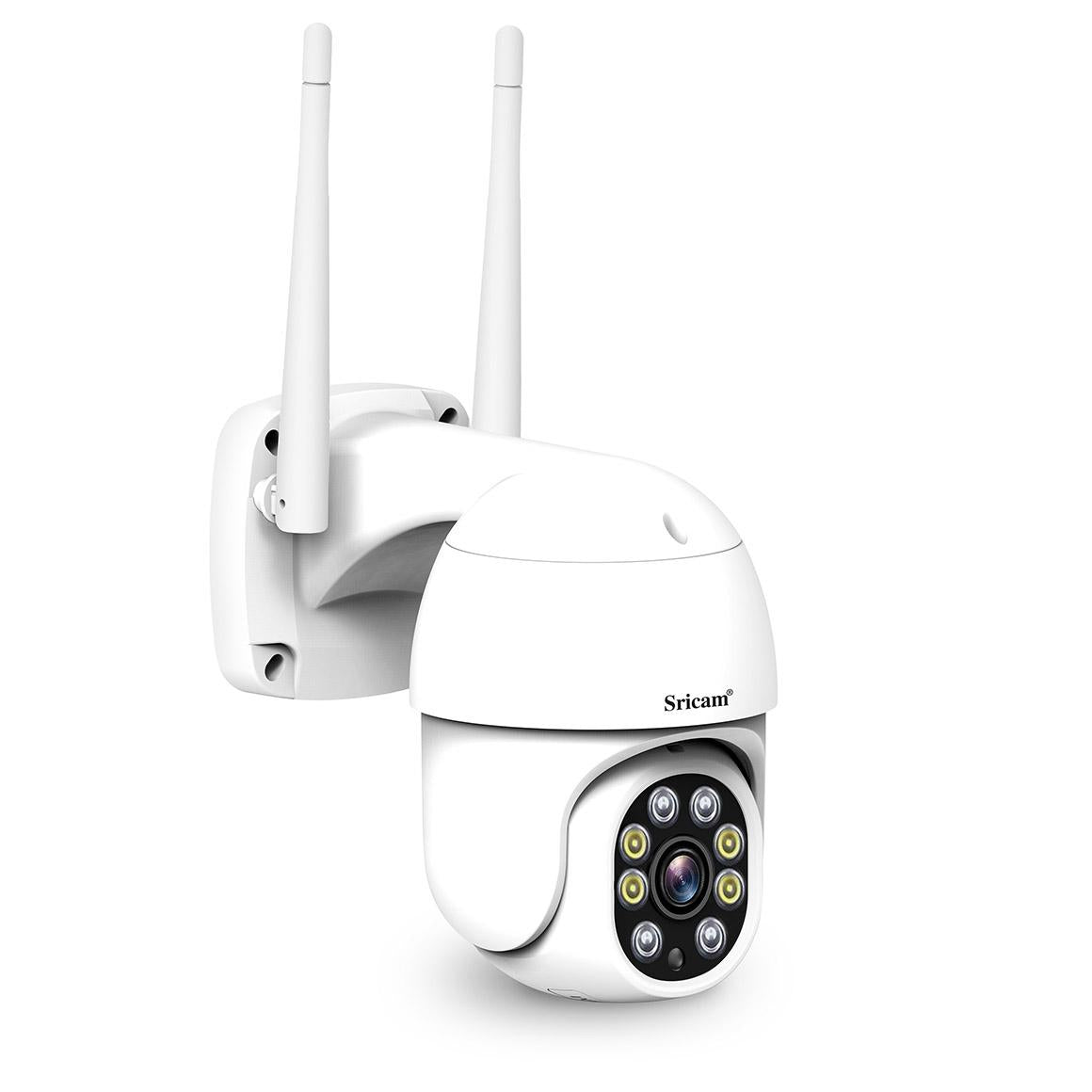 Outdoor Ptz Camera With 1080P Hd Two-Way Audio Motion & Humanoid Detection Colour Night Vision Tf Card Support