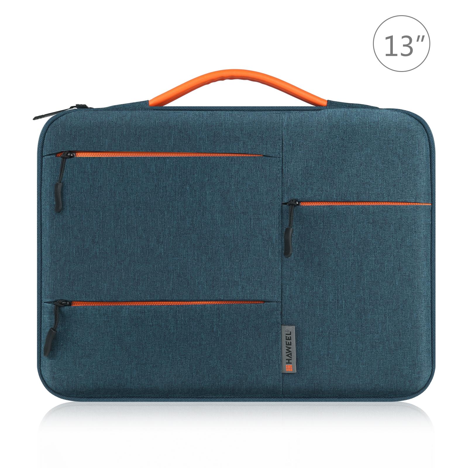 13 Laptop Sleeve Case for Macbook Samsung Thinkpad Sony Dell Alienware Chuwi Asus Hp -13.5 Inch Zipper Briefcase Handbag - Navy Blue