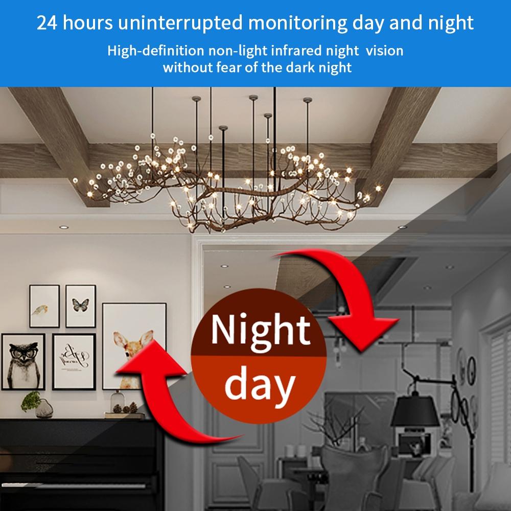 Wireless Mini Surveillance Camera With Night Vision & Motion Detection - 1080P Hd