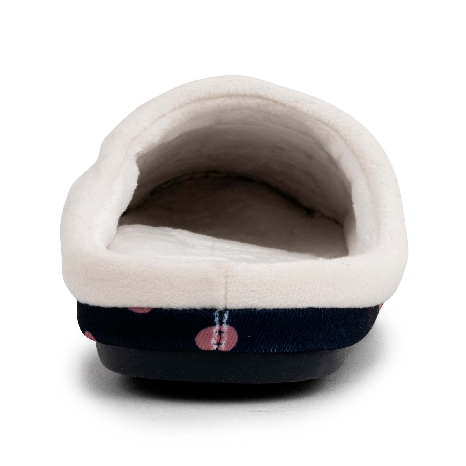 ARCHLINE Orthotic Slippers Slip On Scuffs Pain Relief Moccasins - Navy with Hearts - EUR 40 (Womens US 9)