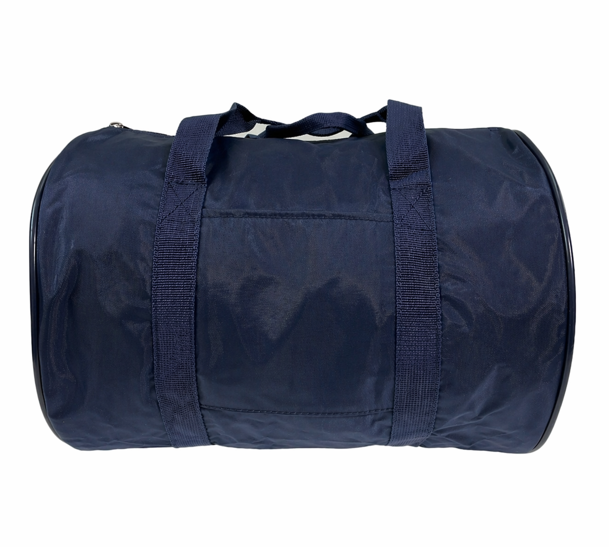 Foldable Duffel Bag Travel Gym Sports School Luggage PVC Nylon Zip - Navy