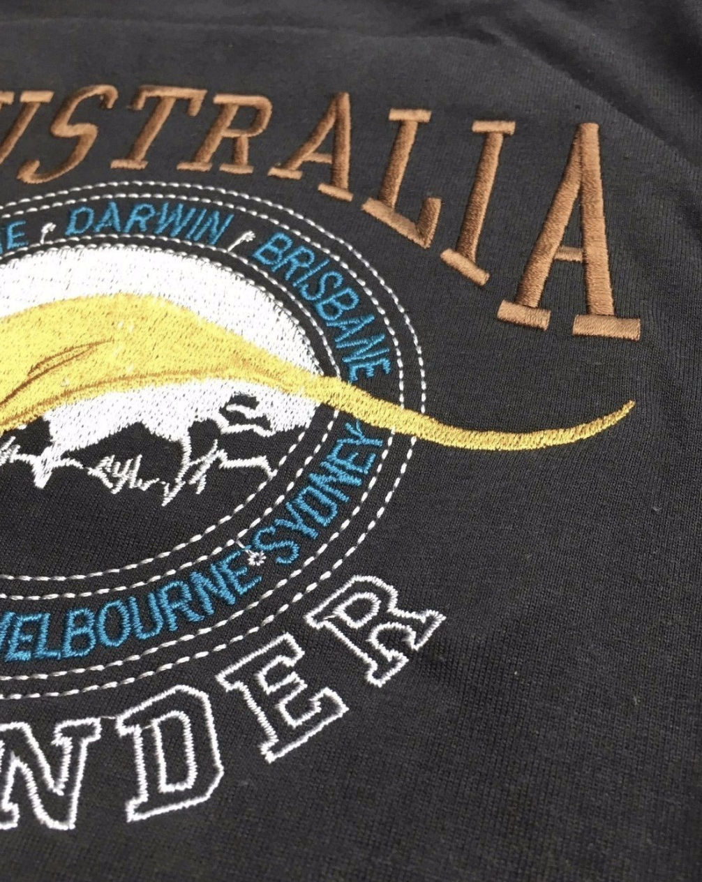 Adult Australia Kangaroo T Shirt Australia Day Souvenir Tee Top 100% Cotton - Pink - M