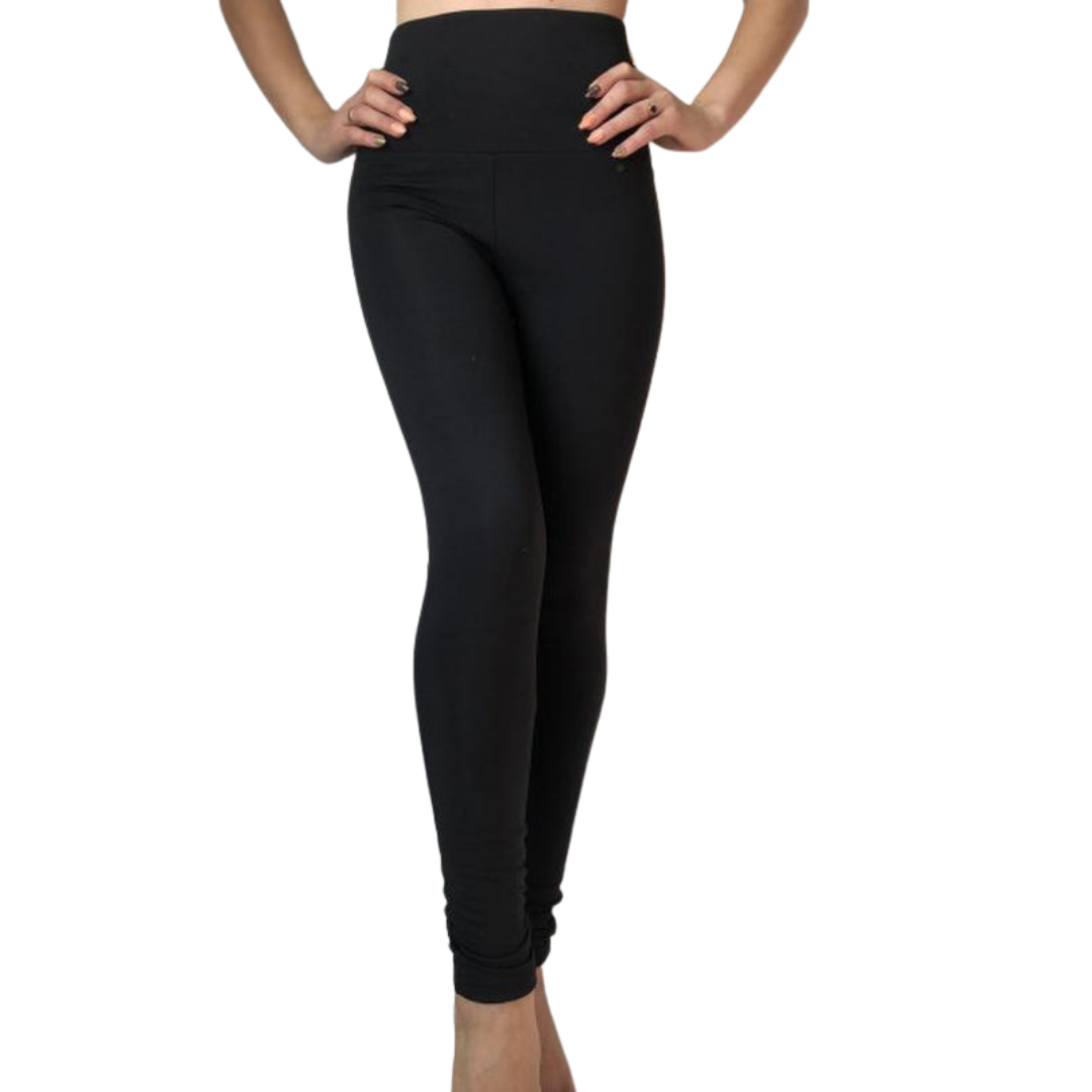 Ladies Fur Lined Thermal Leggings Womens Warm Winter Pants Stretch Skinny Leg - M/L
