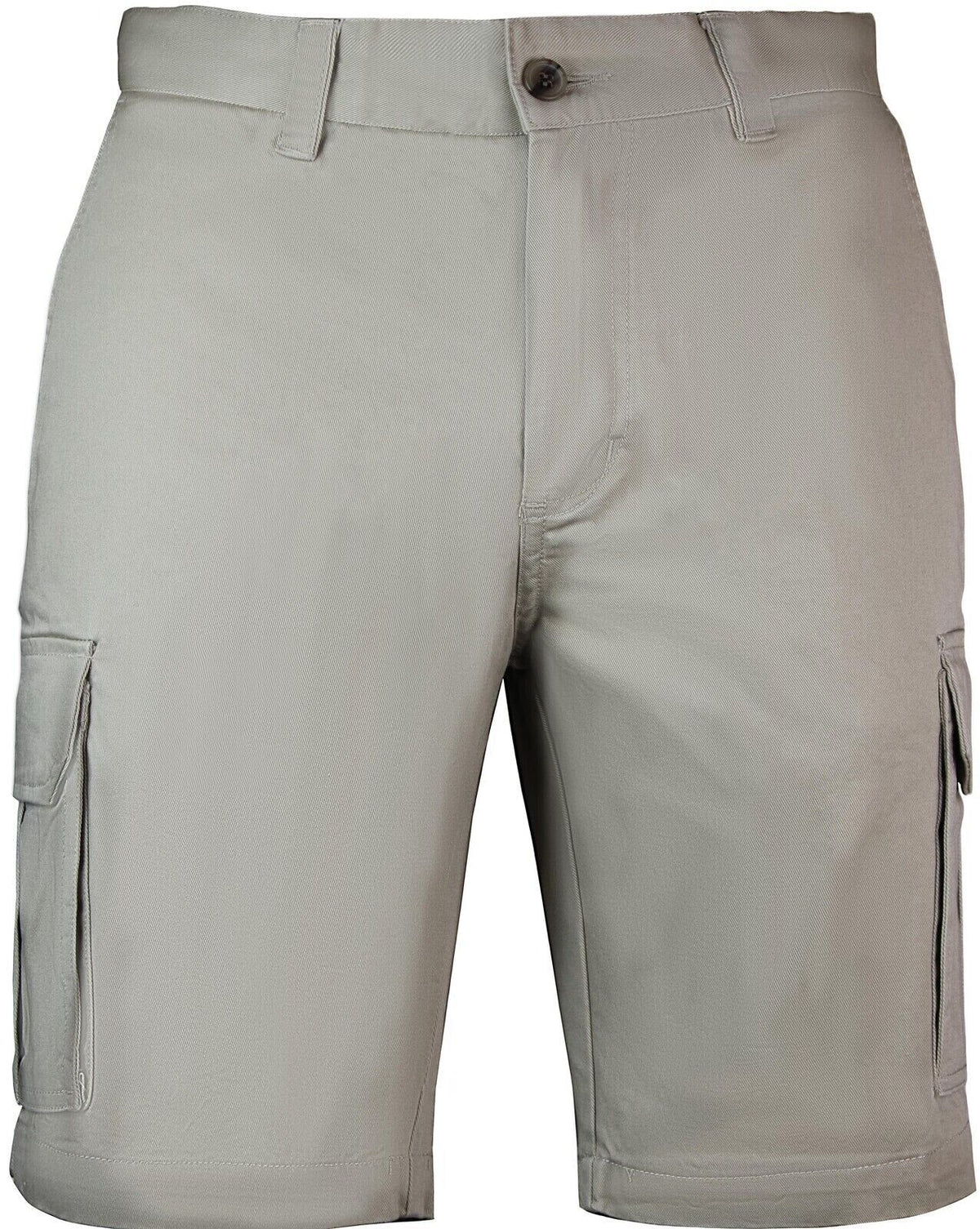 Mens Cargo Shorts 100% Cotton Casual Work Wear Half Pants Summer Army Military - Fawn