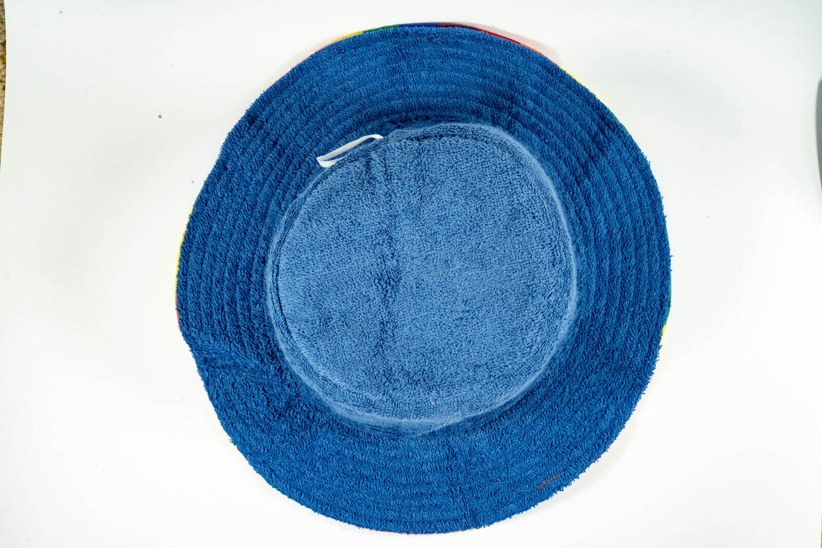 Rainbow Terry Towelling Bucket Hat Gay Lesbian Mardi Gras Party Cap LGBT - Reversible - XX-Large (63cm)