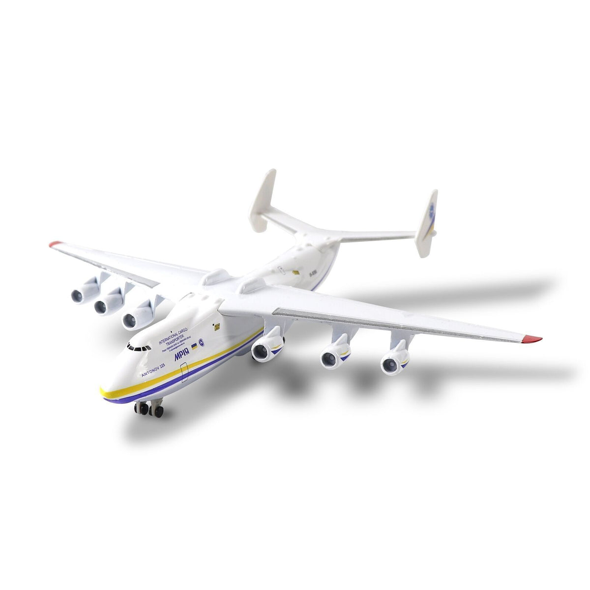 Antonov 1/400 Scale Diecast Metal AN-225 MRIYA Aircraft Model Kit w/ Stand - Ukraine Airplane for Gifts