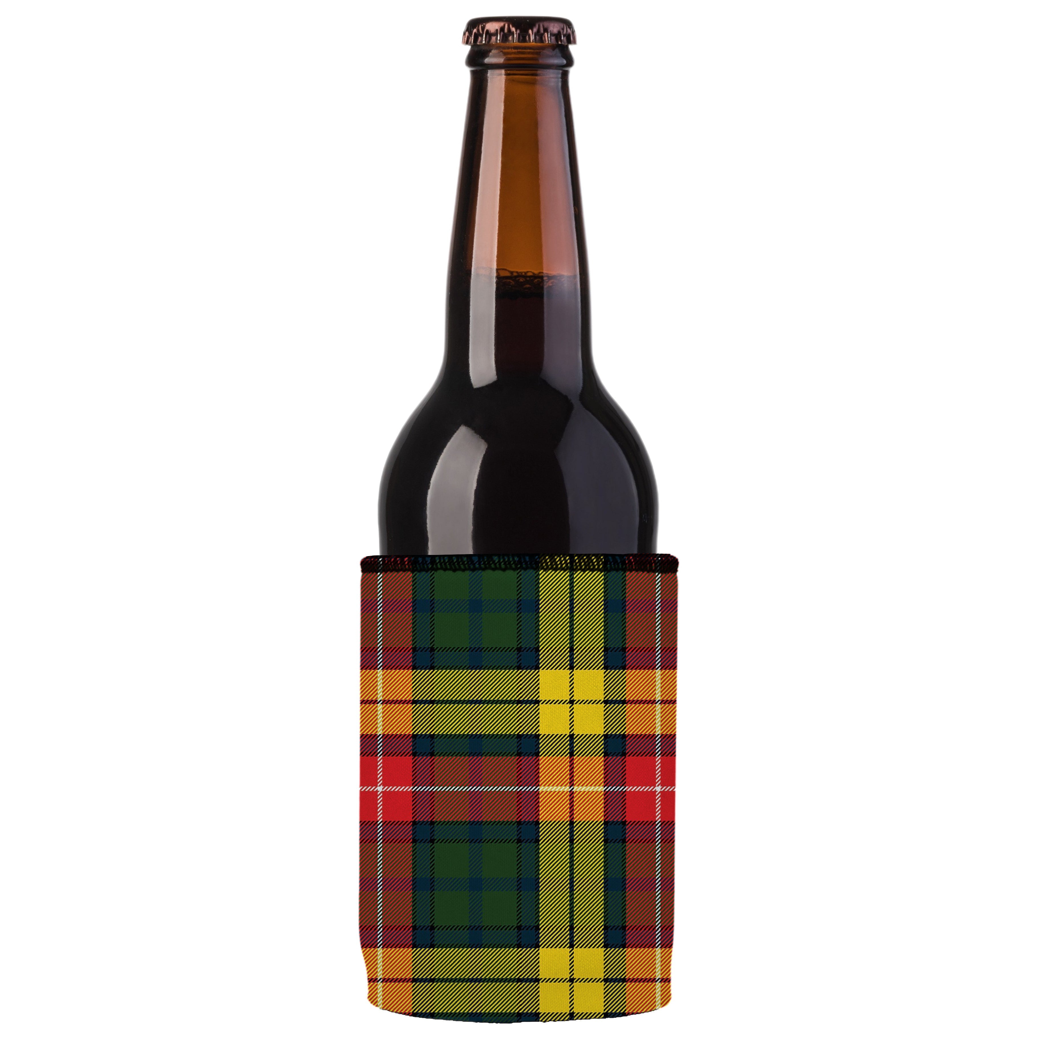 Tartan Print Stubby Cooler 2-Pack - Standard