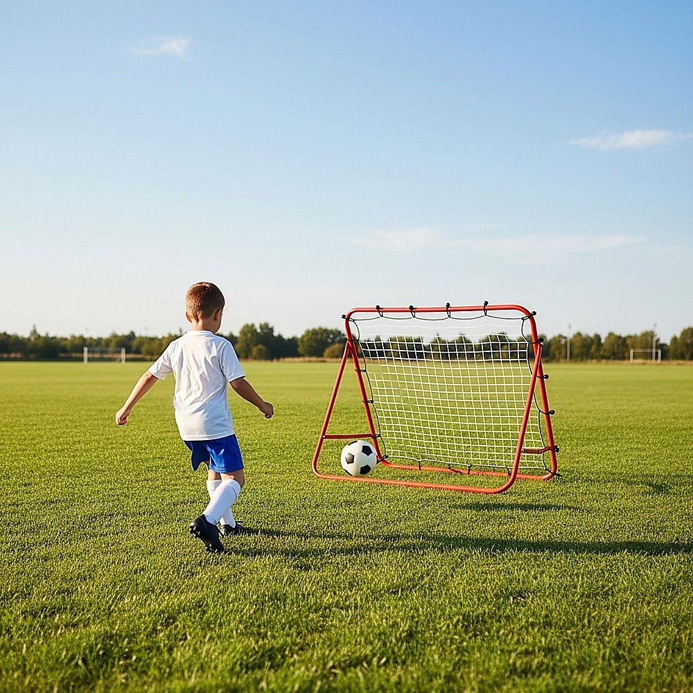 Adjustable Football Rebounder – 100cm Soccer Training Net