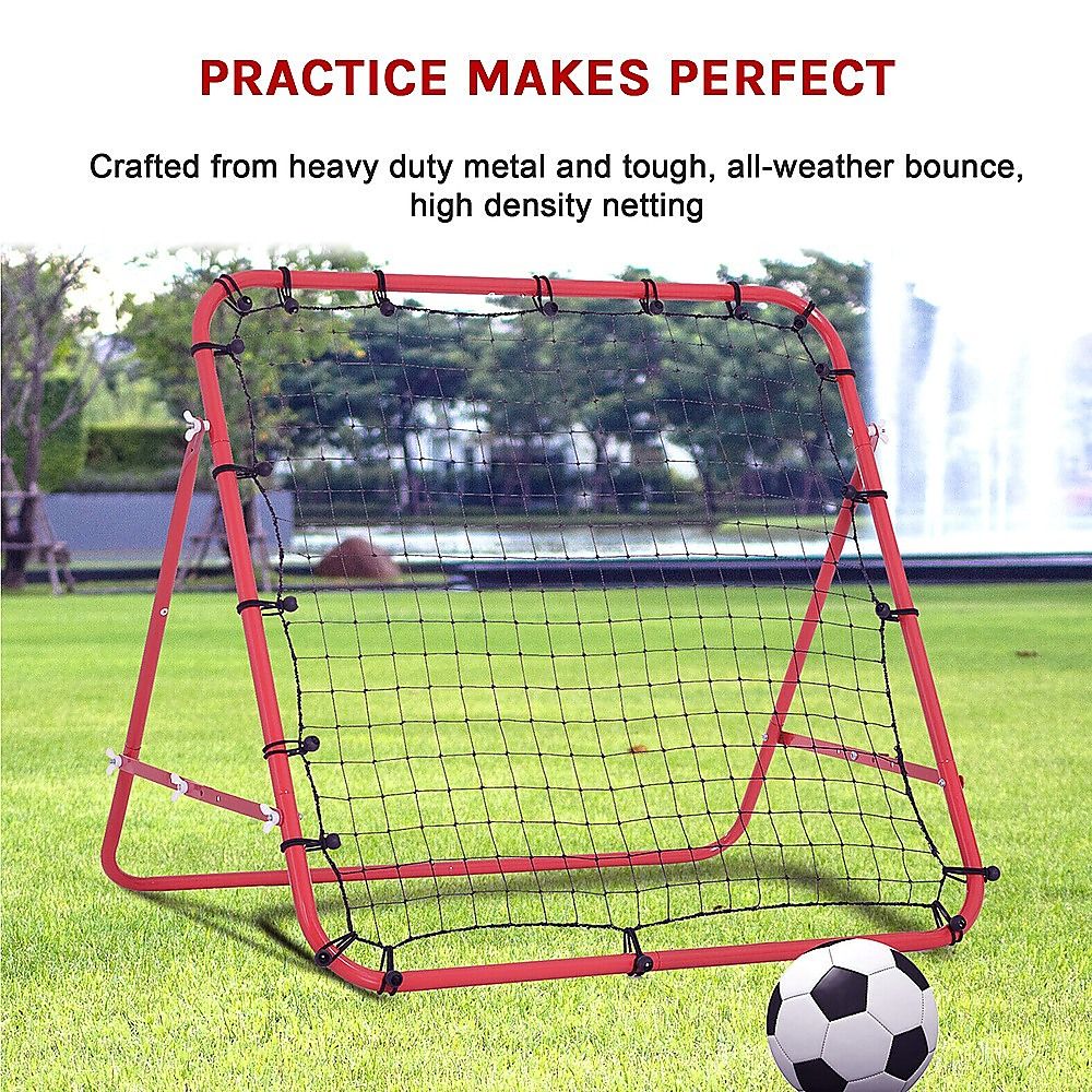 Adjustable Football Rebounder – 100cm Soccer Training Net