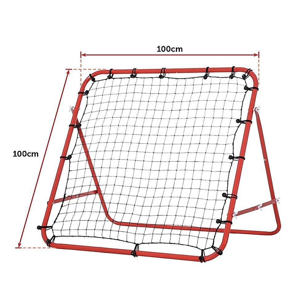 Adjustable Football Rebounder – 100cm Soccer Training Net