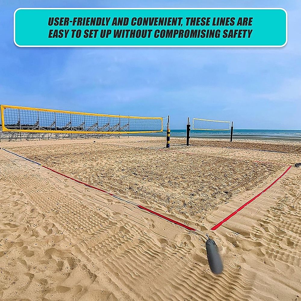 Professional Court Boundary Lines Beach Volleyball Beach Foot Volley Badminton