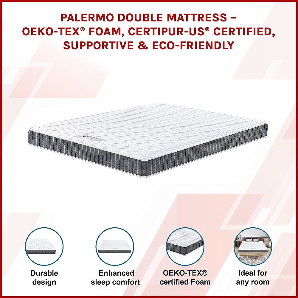Queen Memory Foam Mattress – OEKO-TEX® Textile & CertiPUR-US® Certified Foam