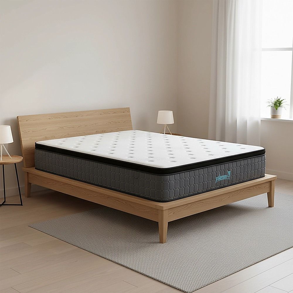 King Single Euro Top Pocket Spring Mattress – Motion Isolation Comfort with CertiPUR-US® Certified Foam Layers