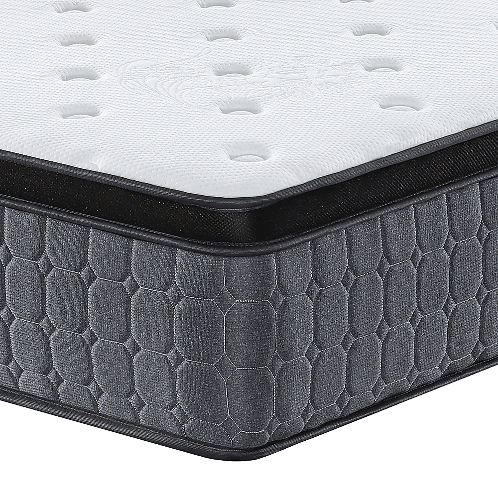 King Single Euro Top Pocket Spring Mattress – Motion Isolation Comfort with CertiPUR-US® Certified Foam Layers