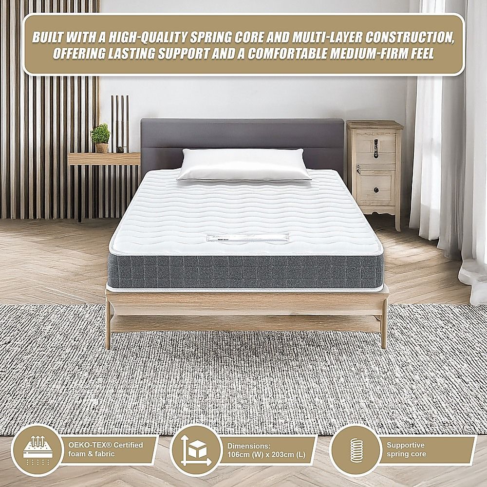 King Single Memory Foam Mattress – OEKO-TEX® Textile & CertiPUR-US® Certified Foam