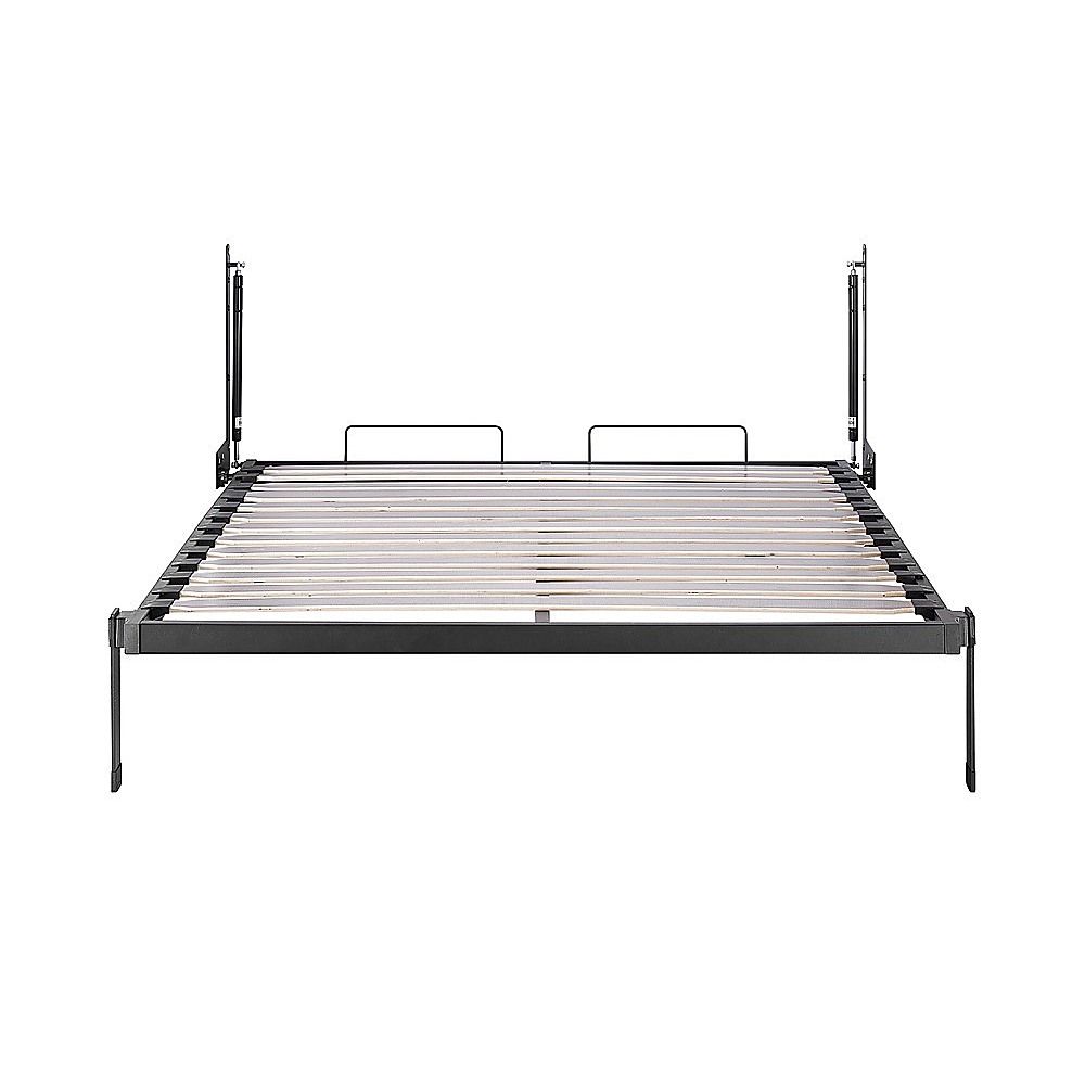 Double DIY Wall Bed Hardware Kit with Gold handle – Frame & Mechanism for Custom Build