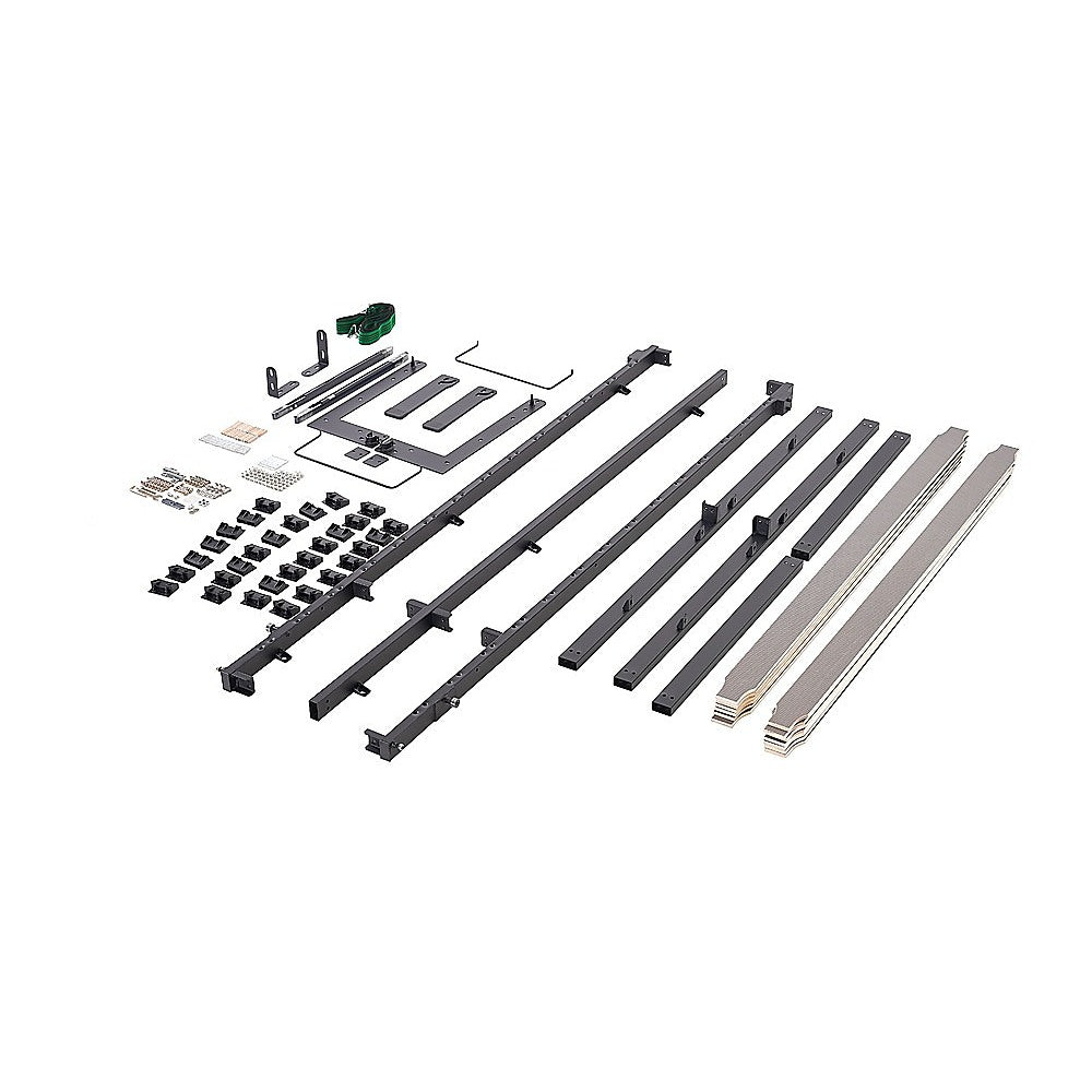 Queen DIY Wall Bed Hardware Kit with Black handle – Frame & Mechanism for Custom Build