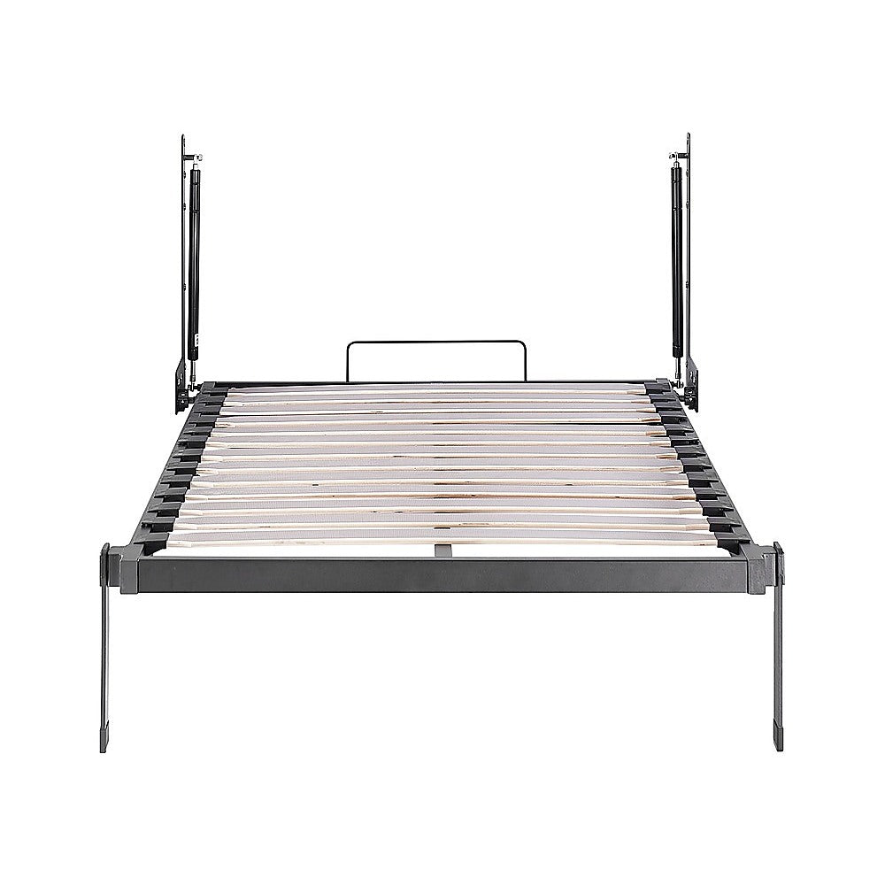 Single DIY Wall Bed Hardware Kit with Gold handle – Frame & Mechanism for Custom Build