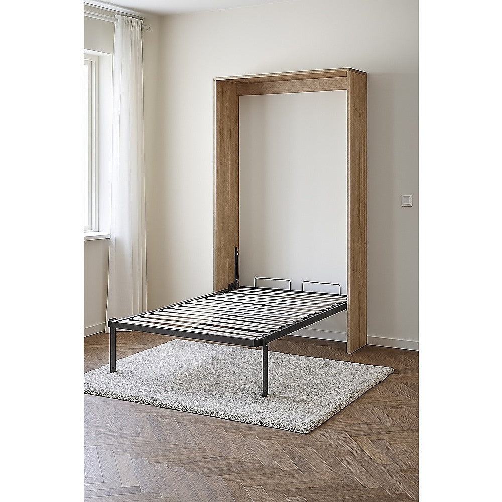 King-single DIY Wall Bed Hardware Kit with Silver handle – Frame & Mechanism for Custom Build