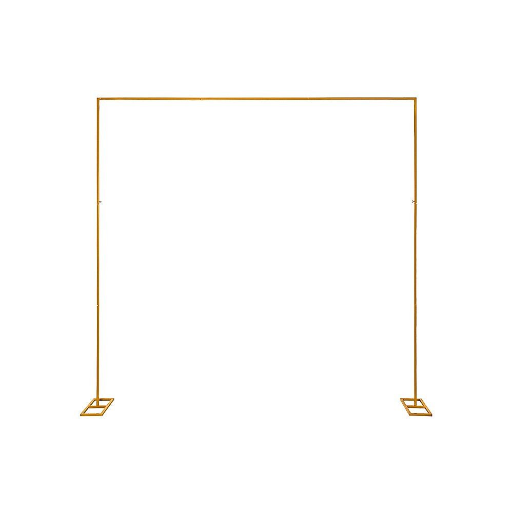 3m Wedding Arch Backdrop Stand – Square Metal Frame for Balloons & Flowers
