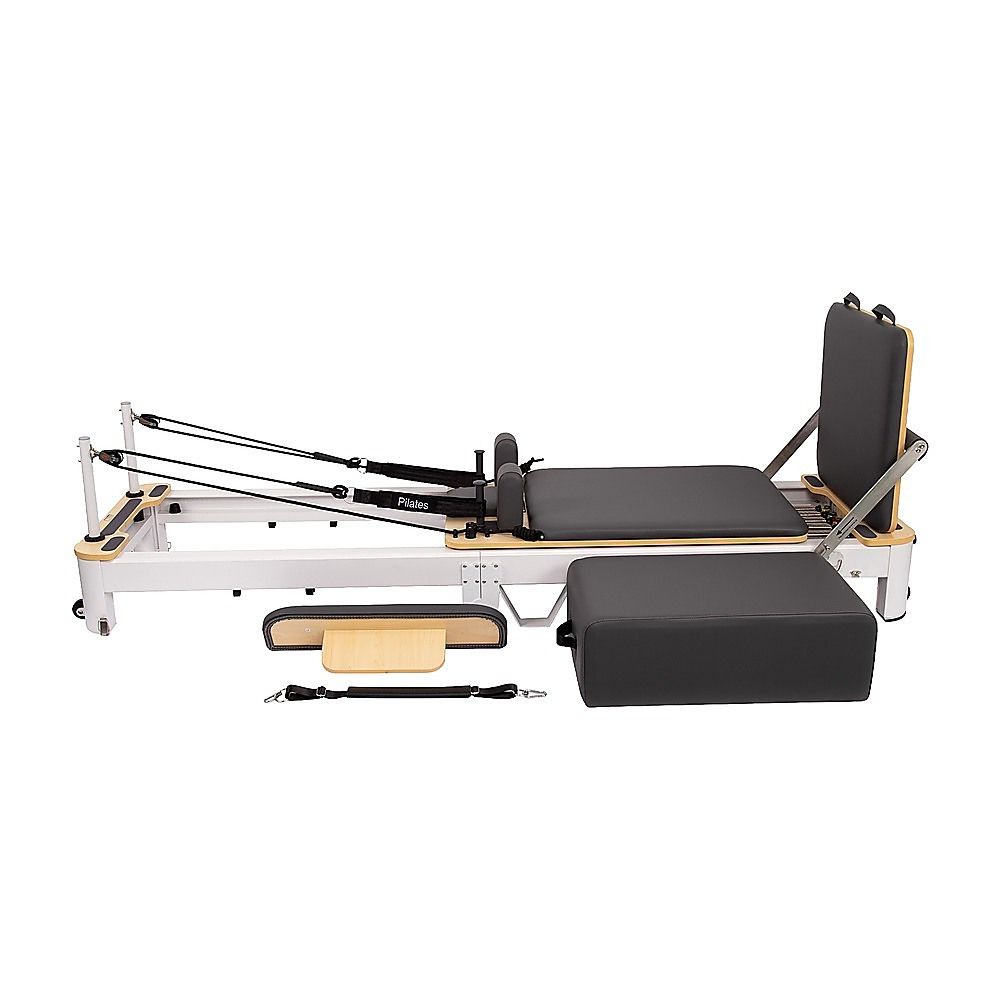 Folding Pilates Reformer Machine – Home Workout Bed for Full Body Fitness Training
