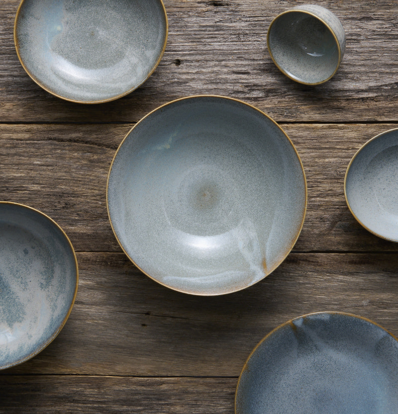 Bowl 13cm Steel Grey Glaze
