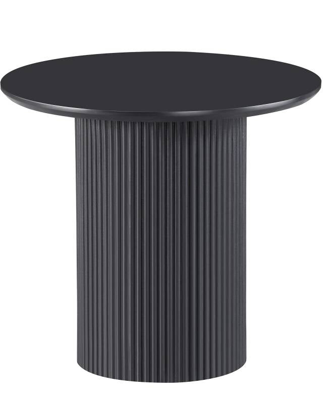 Elodie Round Side Table Black 55cm