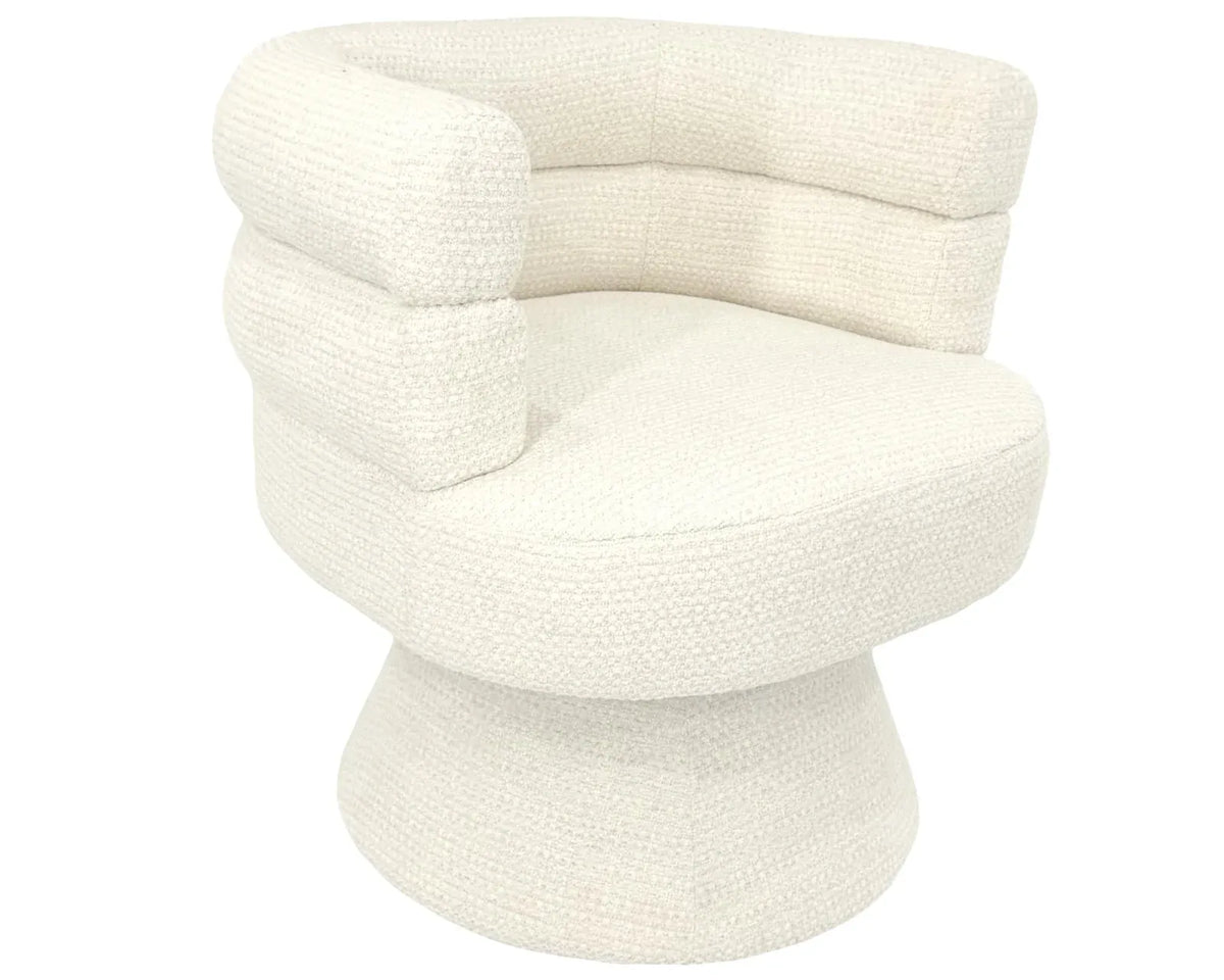 Elliot Swivel Chair - White