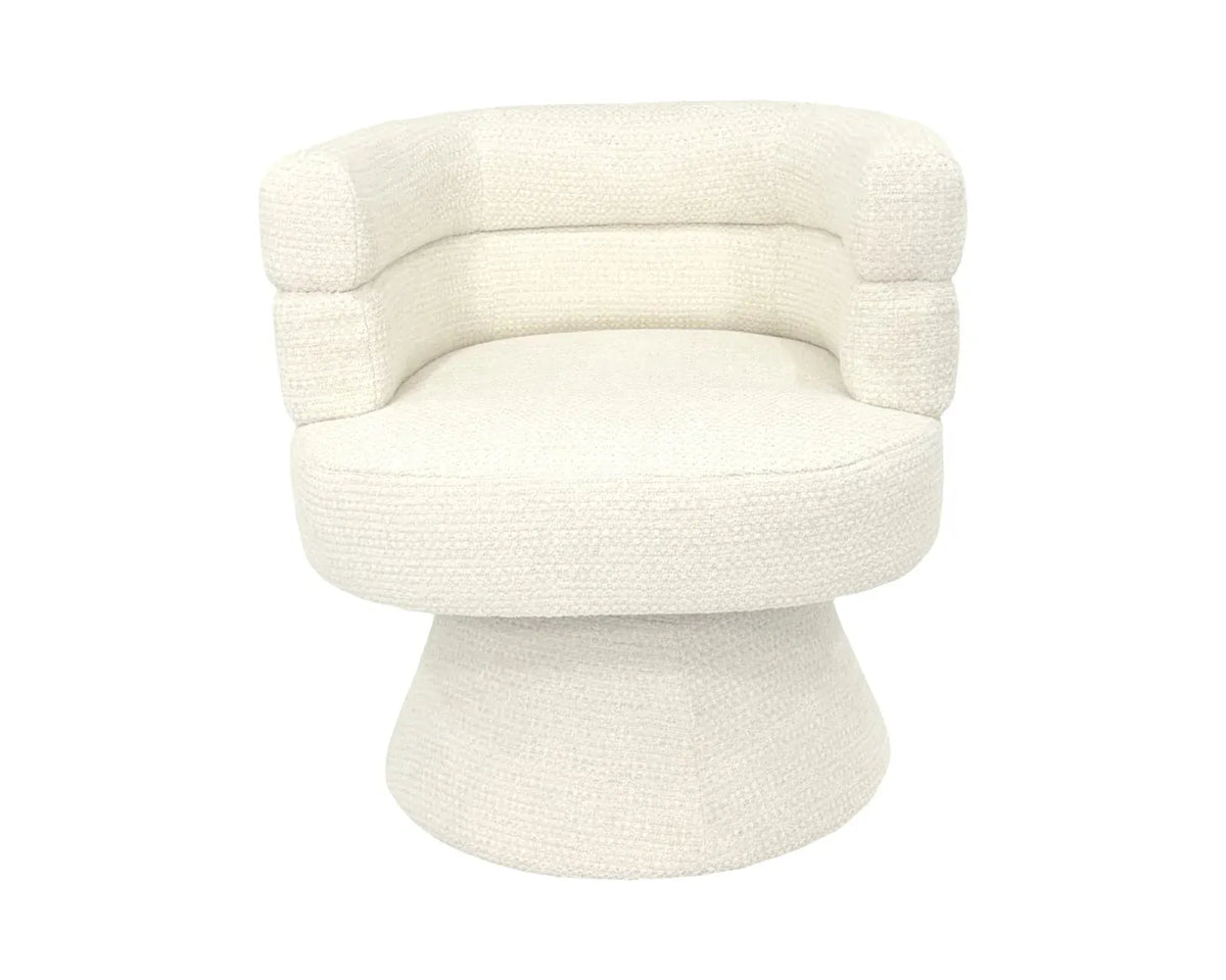 Elliot Swivel Chair - White