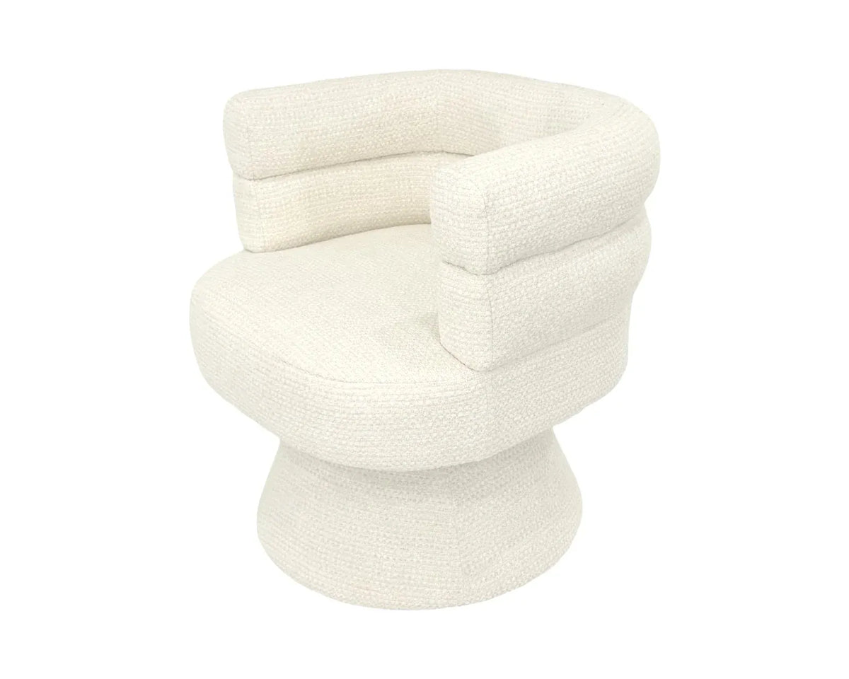 Elliot Swivel Chair - White