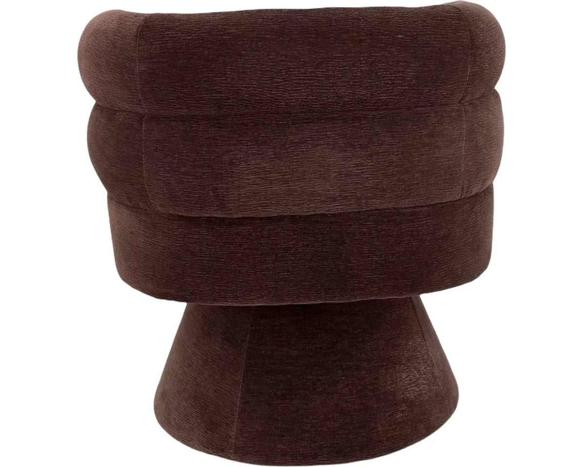 Elliot Swivel Chair - Burgundy