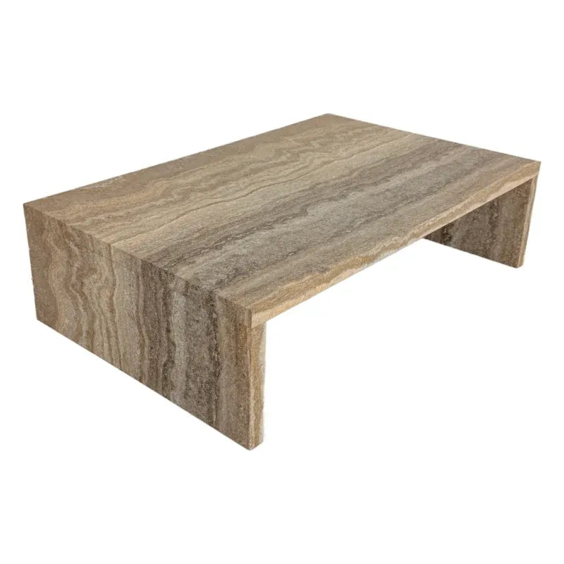 Jordan Coffee Table - Brown Marble Veneer