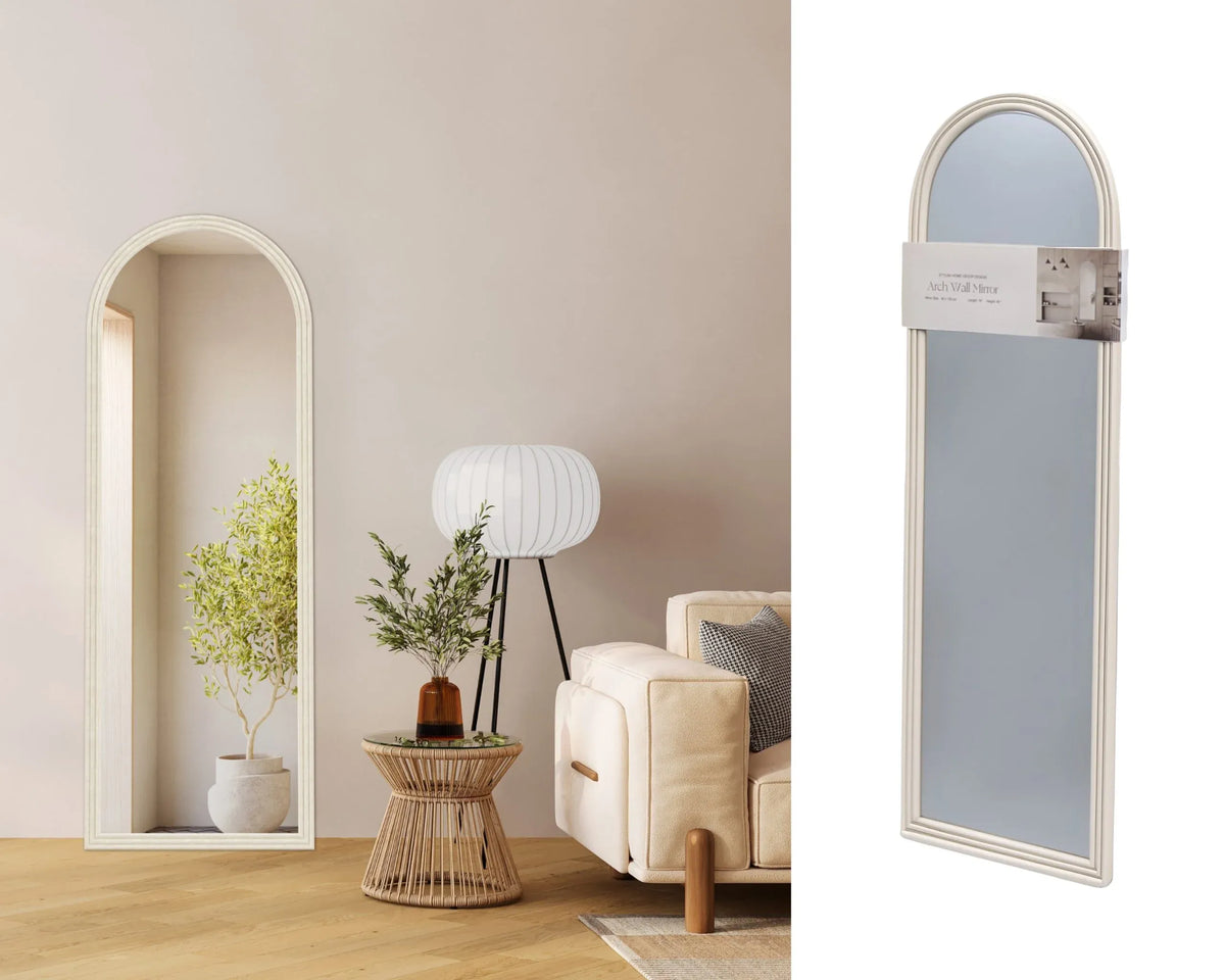 Bulk 4 Ps Arched Wall Mirror 40x120cm
