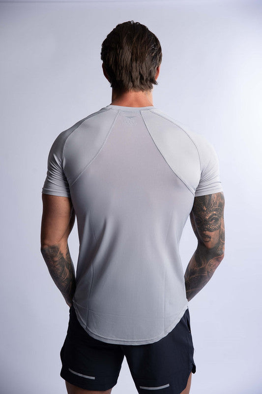HARD HITTERS PRO-TECH PERFORMANCE TEE SILVER X-LARGE