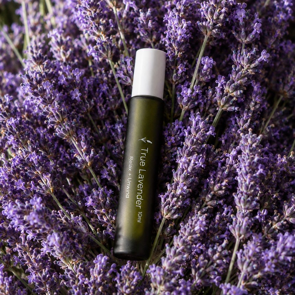 True Lavender Essential Oil Roller — Calming Ritual for Sleep, Stress & Emotional Reset