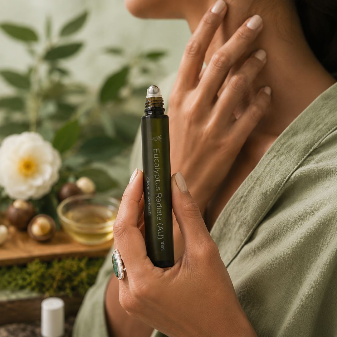 Eucalyptus Essential Oil Roller — Breath Support, Mental Clarity & Focus Ritual