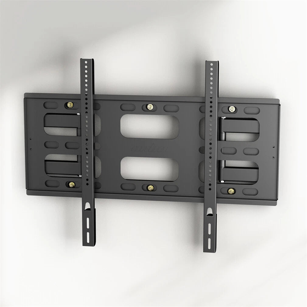 Black Heavy-Duty Swivel TV Wall Mount With Articulating Arm Support