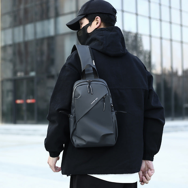 Multifunctional Crossbody Chest Bag | Stylish and Practical Shoulder Backpack for Everyday Use (Gray)